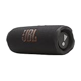 JBL Flip 7 Speaker Bluetooth Portatile Wireless, 16 Ore di Autonomia, Impermeabile IP68, Resistente alla Polvere e Antiurto, Suono Pro con AI Boost, Connessione Multi-Speaker Auracast, Nero