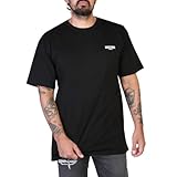 MOSCHINO black t-shirt with white logo - nero, l