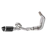 di Scarico delle Prestazioni di Corse con Silenziatore in Fibra in Fibra di Carbonio, Adatto a MT-09 2014-2020, FZ-09 2014-2017, Tracer 900, XSR 900 2016-2020