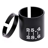 Lilinzhi Bike Ahead - Riduttore di conversione per attacco manubrio da 25,4 a 28,6 mm