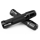 ECVHIPKLG Manopole Manubrio Moto per H&Onda Silver Wing GT 400 600 SilverWing GT400 GT600 FSC600 FJS 7/8 "22MM Moto CNC Accessori in Alluminio Manopole Manubrio(Black)