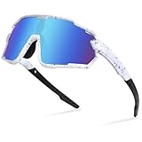 Aullwyr Occhiali da Sole Bambino 6-15 Anni Protezione UV400 Occhiali Polarizzati Ciclismo Bici Sportivi Running per Bambini Ragazzi Ragazze