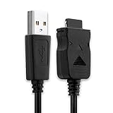 subtel Cavo USB del tipo Connector compatibile con Samsung SGH-T100, SGH-D500, SGH-D600, SGH-E700, SGH-A800 cavetto per telefono smartphone 1m in nero per cellulare
