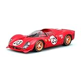 Bburago - Ferrari 330 P4 Daytona 1967, Auto Diecast in Scala 1:24, Replica Dettagliata con Porte Apribili, Icona delle Corse Endurance, Licenza Ufficiale Ferrari, Età Consigliata 14+ Anni