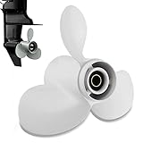 Elica, elica fuoribordo 8 denti scanalati 3 pale 683-45941-00-EL 9 1/4 x 12 Adatto per Yamaha 9.9-15HP