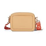 Borsa a tracolla beige con accessori per donna parita