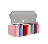 Xoppia - Borsa organizer compatibile con borsa a tracolla Burberry Note, inserto in feltro per borsa da donna (marrone, stile A: esposizione)