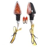 one by Camamoto coppia kit frecce (COPPIA FRECCE OMOLOGATE Arrow COLORE CARBONIO Gambo Corto UNIVERSALE COMPATIBILE CON TUTTI I TIPI DI MOTO/SCOOTER)