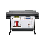 HP DesignJet T650 36 da 91 cm (5HB10D), Stampante Grandi Formati, Plotter, Standard A4-A0, 82 Stampe A1/h, Wi-Fi, Ethernet, USB, 2400x1200 dpi, Metallo riciclato, Garanzia 2 Anni, HP Click, Nero