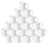 Fotonews Set di 36 Tazze Premium per Sublimazione, 11 oz (325 ml), Grado AA, Bianche