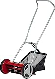 Einhell Tagliaerba a spinta GC-HM 300 (largh. Taglio 30 cm, regolazione altezza taglio su 4-livelli di 13-37 mm, vano raccolta 16 l, 5 rulli elicoidali, consigliato per prati fino a 150mq)