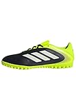 adidas Copa Pure III Club Turf Football Boots, Scarpe da Calcio Unisex-Adulto, Core Black/Ftwr White/Lucid Lemon, 44 2/3 EU