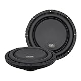ESB 1.10SD 10"/250 mm 4+4 Ohm Subwoofer poco profondo: design ultra compatto, potente uscita dei bassi, ingegneria all'avanguardia, gestione ad alta potenza | Ottimizzato per scatole sigillate