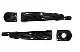 AERREAUTO KIT 2 PEZZI MANIGLIA PORTA ESTERNA + 2 COVER AIXAM CARBON LOOK Universali