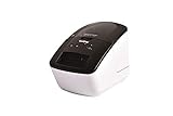 Brother QL700 Stampante per Etichette, Collegabile a PC, Plug&Print, Rotoli DK fino a 62 mm, 93 Etichette al Minuto, senza Wi-Fi, Stampa in Nero