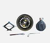 KIT RUOTINO DI SCORTA 18" COMPATIBILE CON VW GOLF 7,8 T-ROC, PASSAT CON CRIC CHIAVE E SACCA 125/70R18