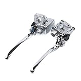 Set Leve Freno e Frizione per Suzuki Intruder 800 1400 1500 1990-2004 1 Coppia Cilindro del Motociclo Leve Frizione Pompa Freno Cilindro Maestro Leve