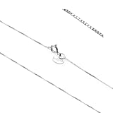 Louis Ciocchetti dal 1887 Catenina Argento 925 a Maglia Veneziana, Collana Donna Uomo Fine e Resistente, Perfetta per Ciondoli, Artigianato Made in Italy