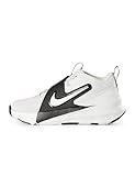 Nike Team Hustle D Basketballschuh für Ältere Kinder, Scarpe da Basket, Bianco Bianco e Nero, 38.5 EU