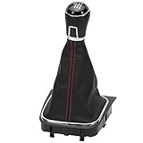 Anlseiod Cuffia Cambio 6 Marce per VW Golf 5 Golf 6 EOS Scirocco 3 Je.t.ta 5/6 Cuffia Leva Cambio con Pomello 6 Marce 1K0711113 5K0711113 1K8711113