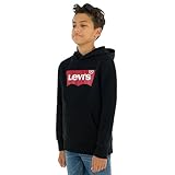 Levi's Lvb Batwing Screenprint Hoodie, Felpa con Cappuccio Bambini e ragazzi, Nero (Black), 8 anni