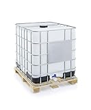 Cisterna IBC Rigenerata In Plastica, 1000 Litri, Colore Neutro, Omologata ADR