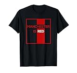 Il Manchester è rosso divertente United Football Tifoso Maglietta