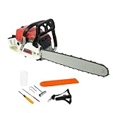 Motosega a Scoppio Professionale 52cc con Lama da 50cm – Potente, Affidabile, Leggera, Ottima per Taglio Legna e Manutenzione Giardino