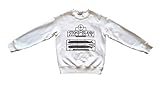 Stone Island Junior Felpa Maglia Girocollo da Bambino 751661440.V0001 Bianco (8 Anni)