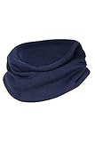 Engel Natur Sciarpa tubolare, per bambini, in 70% lana (kbT), 30% seta, di colore blu marino