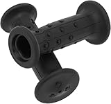 COPPIA MANIGLIE IN GOMMA 18mm PER BICICICLETTA BAMBINI BTWIN 14-16" (G133 BLACK PA)