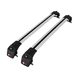 Apline Compatibile con Jeep Compass 2017-2025 Ace-2 Barre Tetto Portapacchi Auto Barre Portatutto Grigo Alluminio 2 Barre