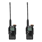 Retevis RA79 Walkie Talkie, Radioamatori Dual Band con Batteria 1400mAh, 2m/70cm/FM/AM, Supporto VFO/CPS/Chirp, Radio Bidirezionale per Caccia, Viaggi, Walkie Talkie a Lungo Raggio (2 Pezzi)
