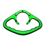 FZCSIMR Impugnatura bracciolo Moto Manopole per Passeggero Motocicletta Impugnature per Serbatoio Maniglie Braccioli per Kawasaki Z250 Z300 Z400 Z750 Z800 Z900 Z1000 Maniglia passeggero Moto(Verde)