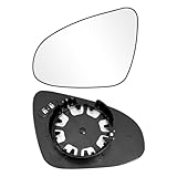 Altsbaos 1PCS Compatibile con Vetro Specchio toyota Yaris 2012 2013 2014 2015 2016 2017 2018 Specchietto Yaris Specchio Retrovisore Riscaldato Sinistro