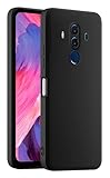 HULLIN Custodia per Telefono in Silicone Colorato, Adatta per HUAWEI Mate10 Pro (6") - Nero