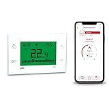 VEMER VE795800 TUO 4G - Termostato 4G-LTE con SIM Dati Inclusa, Cronotermostato Smart con APP, Configurazione Veloce con Bluetooth, Programmazione Settimanale per Caldaia, Alimentazione 230V, Bianco