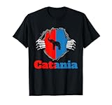 Minchia Che Bella Catania Bandiera Trinacria Catanese Maglietta