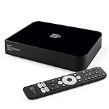 TELE System UP1 Decoder Digitale Terrestre Android TV 4K Ultra HD, Certificato Netflix, Prime Video, Disney+, Chromecast Built-in, DVB-T2 HEVC, HDR10+ HLG, AV1, HDMI/SCART.