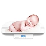 UNICHERRY Bilancia Neonato, Bilancia Per Neonati Multifunzionale con vassoio removibile, Bilancia digitale per neonati con funzioni Tare e Hold