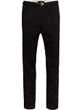 Scotch & Soda Maison Clean Chino Sold with A Belt Pantaloni, Nero (Black 08), W30/L34 Donna