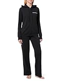 Emporio Armani Interlock Lounge Zip Tracksuit Sweatshirt, Nero, S Women's