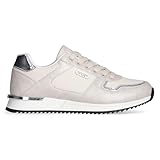 Liu Jo Scarpe Rosy 905 Sneakers Casual Donna Pelle Argento 37