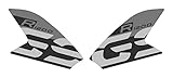 Kit adesivi laterali COMPATIBILI CON BMW R 1200 GS 2013-2016 AD-R1200GS-STD-001 (BLACK)