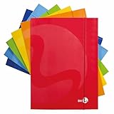 BM BeMore – Cartelline 3 Lembi Con Elastico, 0108968 – Cartellina Formato A4 – Copertina Pesante 700G/Mq – Copertina Plastificata Lucida – Confezione 10 Pezzi – Colori Assortiti