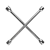 Dunlop Chiave a Croce in Acciaio per Sostituzione Ruote Auto Macchina 17 19 21 23 mm