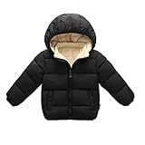Bambini Bambino Bambino Neonato Neonati Maschi Solido Cappotto Invernale con Cappuccio Giacca Spessa Capispalla Calda Abiti Abiti Giubbotto Ragazzo Invernale Offerta