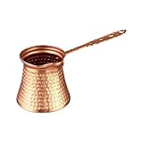 Caffettiera Araba: Classici Recipienti In Rame, Elegante Pentola In Metallo, Design Antico Con Impugnatura Ergonomica, Base Riscaldante Uniforme | Accessorio Per La Produzione Di Birra Turca Cucina Ca
