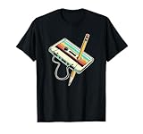 Retro Cassetta Festa Anni '80 '90 Abbigliamento Maglietta
