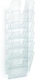 DURABLE - Flexiplus 6 A4, espositore da parete, f.to A4 verticale, 6 comparti,trasparente (cod. #1700008401)